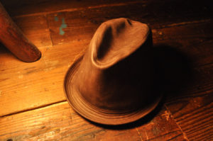 手作り靴教室・靴工房（東京) レザーハット帽子