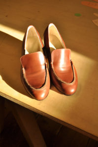 手作り靴教室・靴工房（東京）6センチヒールのスリッポン