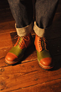 手作り靴教室・靴工房（東京）ノルベジェーゼ製法の編み上げブーツ